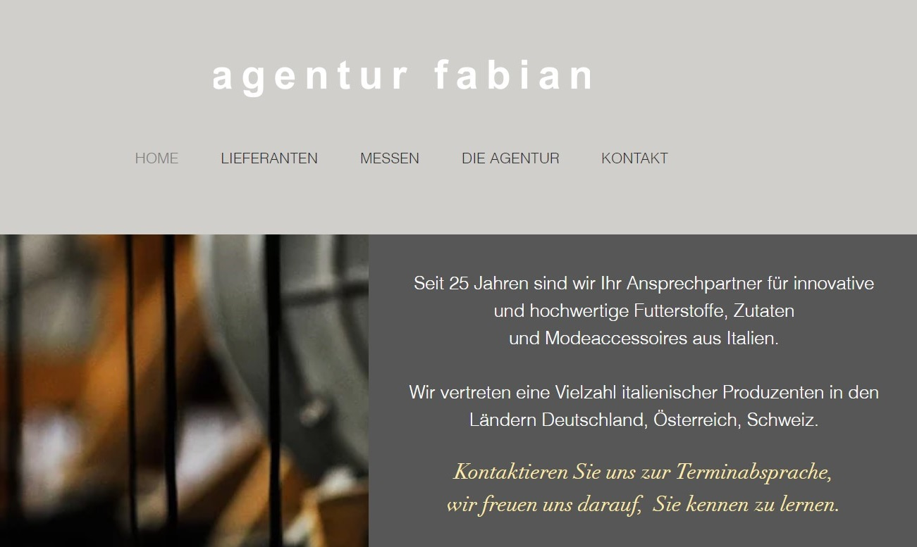 Agentur Fabian | Linings, trimmings & accessories